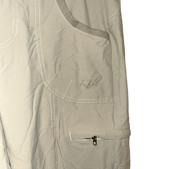 Women Kuhl light tan hiking cargo pants size 6 reg - Picture 4 of 5